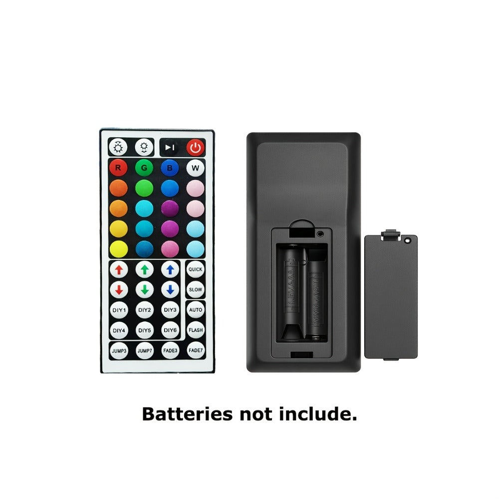 LED Strip Light SETONR RGB 100ft/30m with USB Power, App and 44-Key Remote, Music Sync and Timer Controls