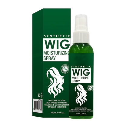 Synthetic Wig Refresher Spray Leave-In Conditioner — Revitalizes & Detangles Wigs & Hairpieces, Cleanses Between Washes, Extends Wig Lifespan, Soft Fresh Scent, Daily No-Rinse Wig Care for Synthetic Hair