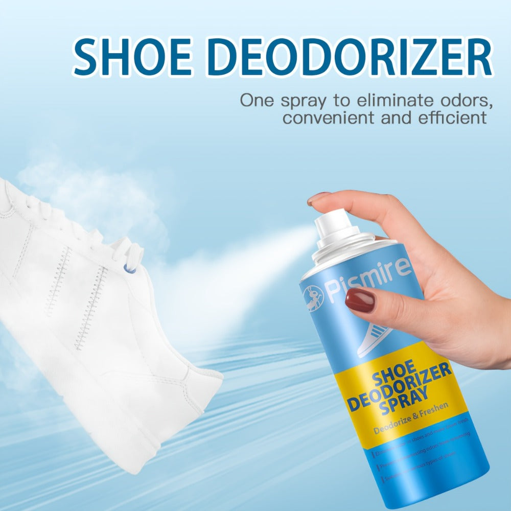 Plismire Shoe Deodorizer Spray, 260 ml Can for Shoes, Socks, Shoe Cabinets, Locker Rooms and Gyms