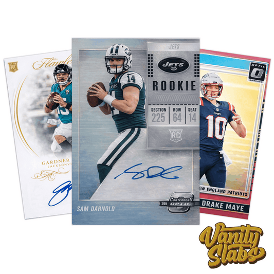 NFL Football Mystery Hit Pack – 3 Sleeved Panini Cards | Rookies, Stars, Inserts & Parallels | Collector Gift for Football Fans, Kids & Hobbyists