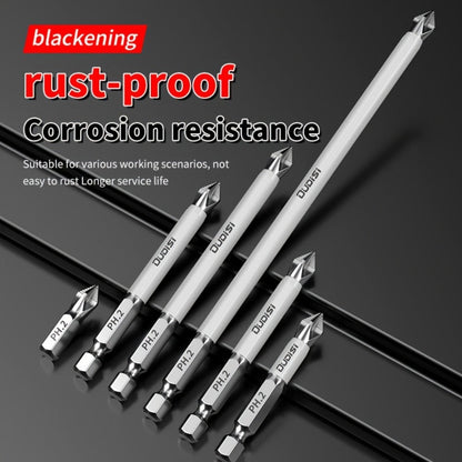 Six-Piece PH2 Magnetic Screwdriver Bit Set in 25, 50, 65, 70, 90 and 150 mm Lengths for Drills and Drivers
