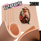 12pcs-3mm tattoo skin