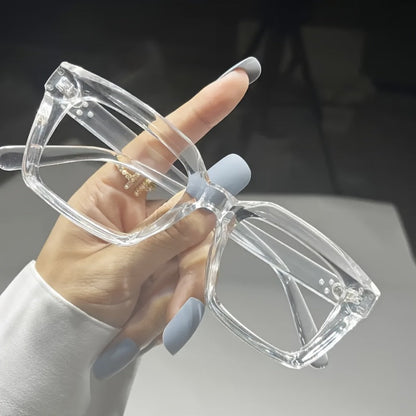 5pcs Candy Color Square Anti-Blue Light Glasses – Unisex Party Eyewear for Women & Men