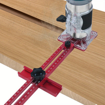 Four-in-One Aluminum Router Circle Cutting Jig in Metric with Base or Inch Configuration without Base