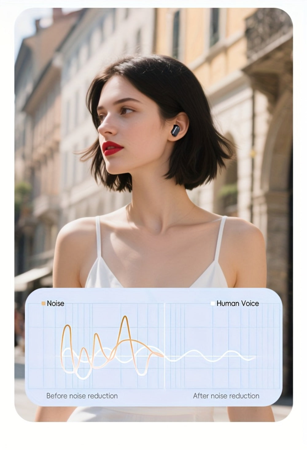 Acer OHR501 Dolby Surround Sound Wireless Earbuds Bluetooth 5.4 Semi-In-Ear TWS Intelligent Noise Cancellation Fingerprint Touch Control Ultra-Low Latency Type-C Fast Charging 8 Colors