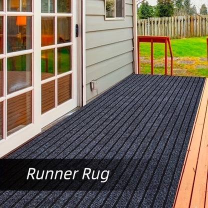 Runner Carpet with Rubber Backing - Non-Slip 1800G/sqm Heavy Duty Washable Indoor Outdoor Rug | Hallway, Entryway, Laundry Room & Balcony Runner Mat | Multiple Sizes & Colors