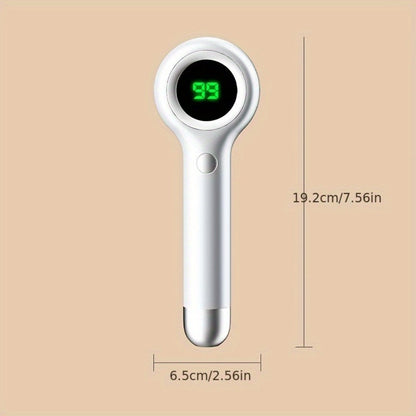 Electric Foot Callus Remover Kit USB Rechargeable with 3 Interchangeable Heads, 2 Speeds & Built-In Dander Vacuum – Professional Pedicure Tool for Smooth Soft Feet & Cracked Heel Repair, Green White
