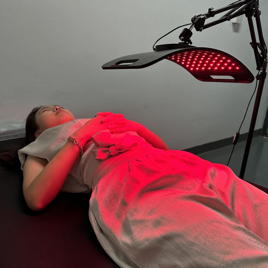 Red Light Therapy Lamp with Stand – 660nm Red Light & 850nm Near Infrared Light Device for Body Pain Relief, Muscle Recovery & Skin Care, At-Home Infrared Light Therapy for Joint & Back Pain