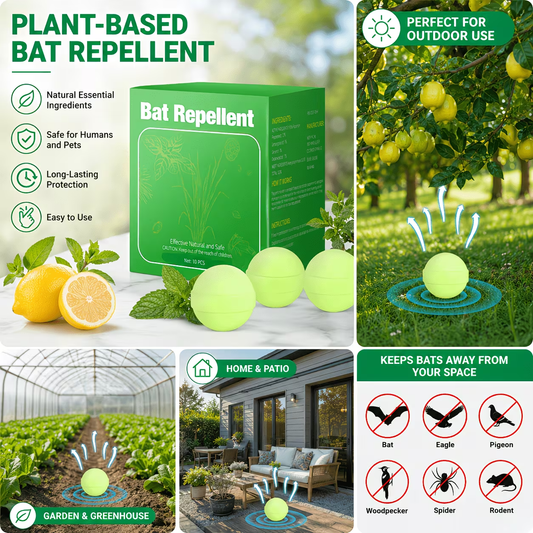 Peppermint Rodent Repellent Balls, Natural Mice Repellent Indoor Outdoor, Mouse Spider Ant Roach Repellent, Pest Control Balls for Home Garage Attic Kitchen