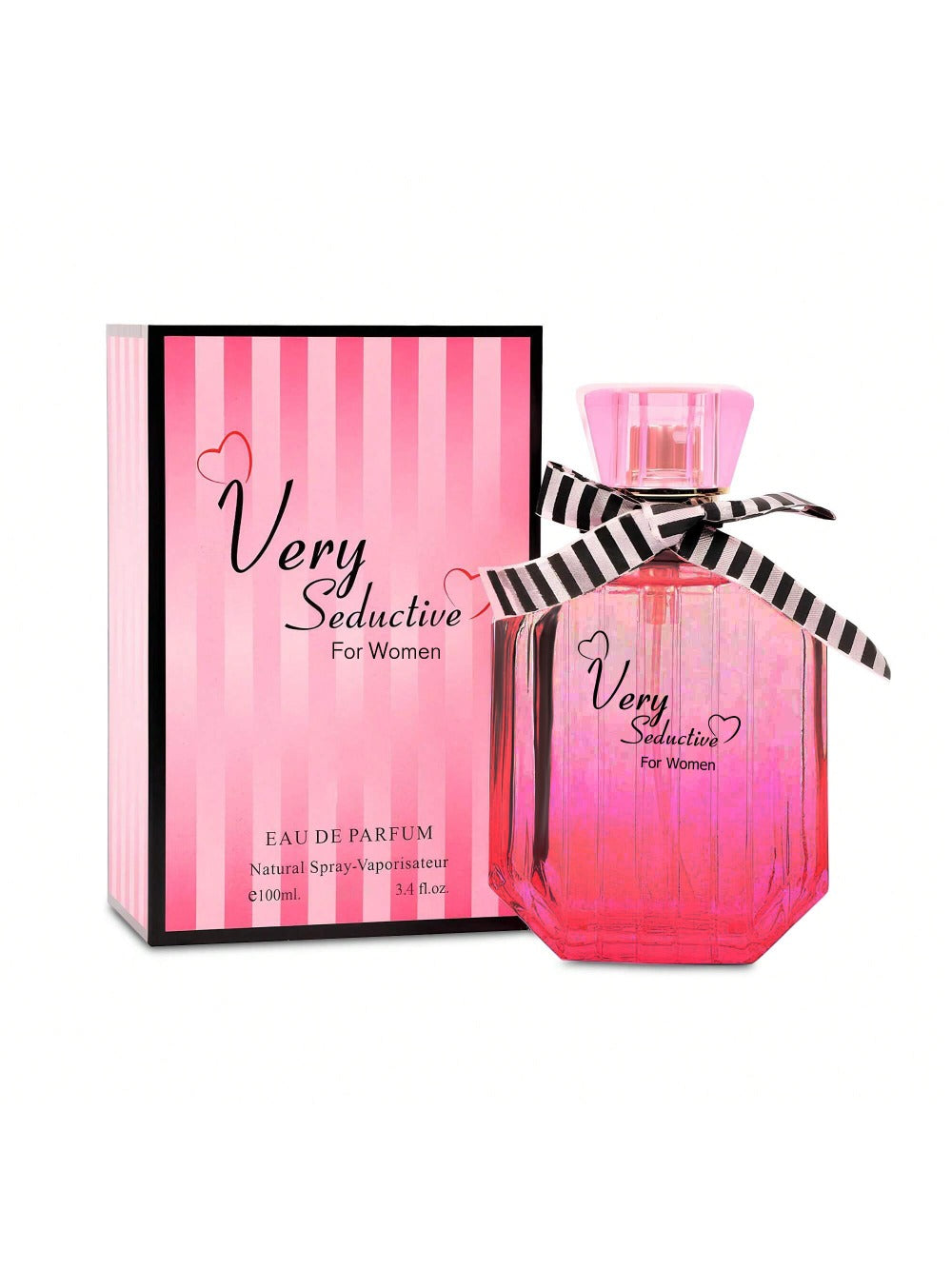 Perfume for Women Very Seductive in Pink Spray with Floral-Woody Profile and 3.4 fl oz Format