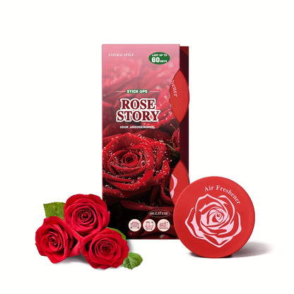 Car Air Freshener 2-Pack Solid Fragrance Jars in Cherry, Lavender, Lime, Rose or Sweet Orange