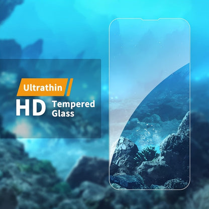 Screen Protector, 5-Piece Clear Tempered Glass Set with Dust-Free Installation Cabin for 28 Selected iPhone Model Options