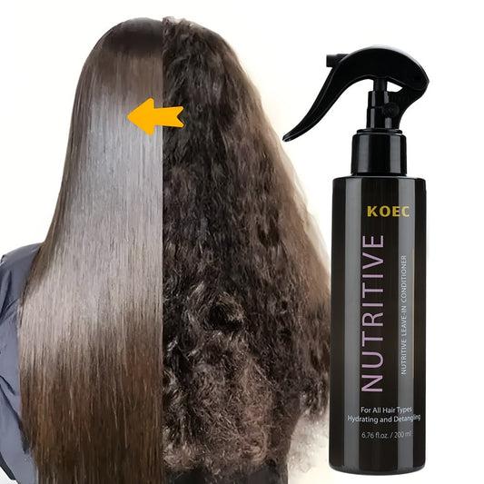 Leave-In Conditioner Spray 2 Bottles 13.53oz Detangler with Snail Serum Anti-Frizz Deep Conditioning Shine-Boosting Moisturizing for Curly Dry Damaged Hair Frizz Control Smooth Silky Hair Care