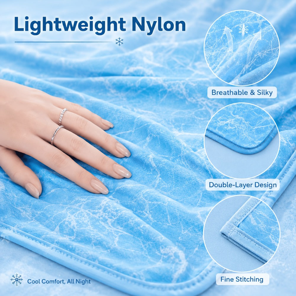 Patterned Double-Sided Summer Blanket with 69 Tie-Dye, Solid, Star and Snowflake Size Options