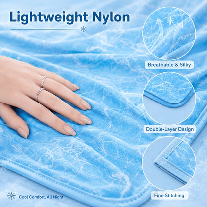 Patterned Double-Sided Summer Blanket with 69 Tie-Dye, Solid, Star and Snowflake Size Options