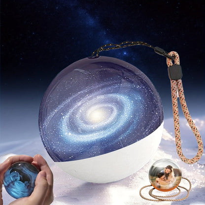 Crystal Ball Video Player Gift 2.7 Inch LED Light-Up Digital Sphere - Upload Your Own Videos & Photos