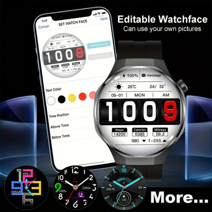 Smart Watch Hexagonal-Bezel 1.83-Inch Display with Wireless Calling, Custom Faces and Four Styles