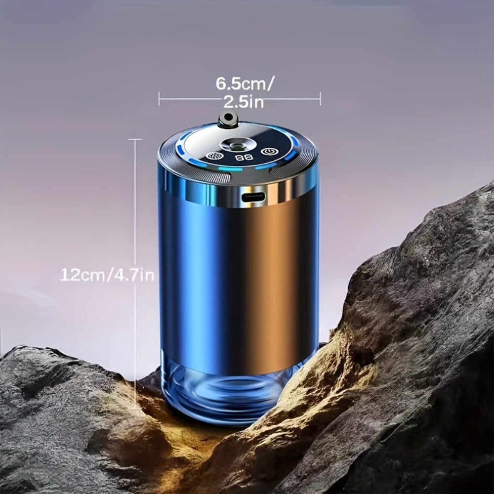 Car Aroma Diffuser - Smart In-Car Essential Oil Diffuser with Ambient RGB Light & Starlight Projection, Auto On/Off, Long-Lasting Natural Fragrance for Car, Home & Office (Gardenia or Cologne Scent)
