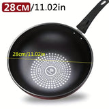 Red frying pan