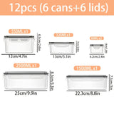New Style - 12pcs (6 Boxes + 6 Lids)