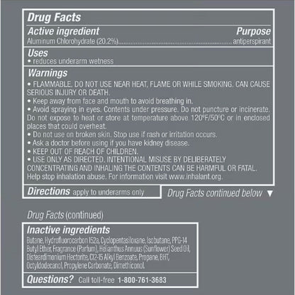 Dove Men+Care Dry Spray Antiperspirant Deodorant Pack of 6 – 150mL Each (5 fl oz), 48H Protection, Alcohol-Free, Assorted Scents, Total 30 fl oz
