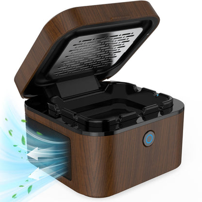 Smokeless Ashtray with HEPA Filter – USB Rechargeable Indoor Ashtray for Home Office Car, 4 Filters Included, Gifts for Him Her