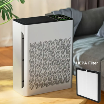 Air Purifier for Large Room with PM2.5 Display Auto Mode Timer HEPA Filter Removes Dust Smoke Pollen Odor for Home Office Living Room Bedroom