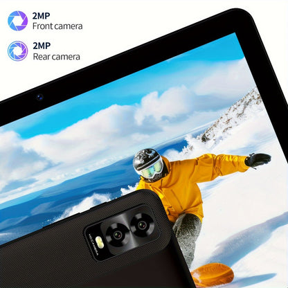 Android Tablet PRITOM 10.1-Inch with Android 14, A523 Octa-Core CPU and 32GB Internal Storage