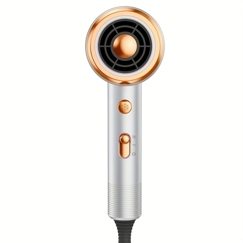 Ionic Hair Dryer 1600W with Diffuser Concentrator Nozzle 2 Speed 3 Heat Settings Cool Shot ALCI Safety Plug Brushed Motor Anti-Frizz Portable Blow Dryer for Straight Curly Wavy Hair Home Travel Salon