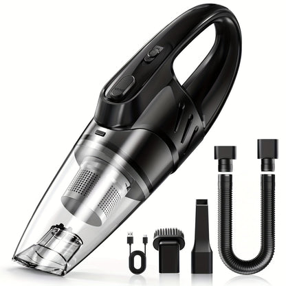 Model 807 Cordless Car Vacuum Cleaner with 6000Pa Pictured Rating, Five Accessories and Six Color Configurations