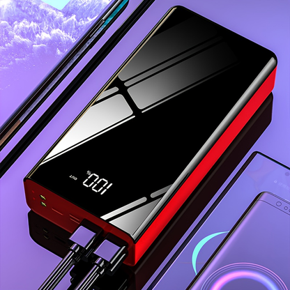 Power Bank 100000mAh 22.5W Super Fast Charging Two-Way USB-C Digital Display Large Capacity Portable Charger for Travel Camping Outdoor Emergency Backup