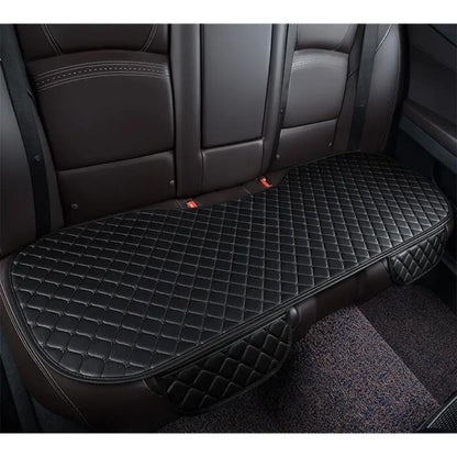 Car Seat Cover Rear Bench Protector with Source-Listed Water-Resistant Surface in Black or Red