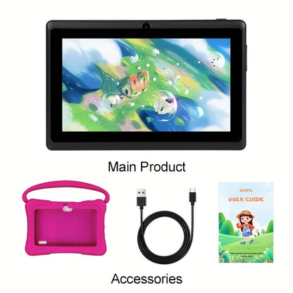 Kids Tablet 7 Inch with Android 14, 2GB RAM, 32GB Built-In Storage, Dual Cameras and Protective Case