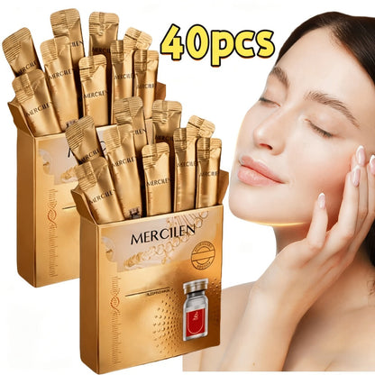 Collagen Sleep Facial Mask 40 Pack Overnight Moisturizing Firming Skin Care Mask 4g Each Hydrating Anti-Aging Face Mask for All Skin Types Nourishing Brightening Gift Set Women