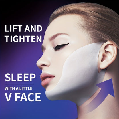 V-Line Face Mask 7 Pieces Hydrogel Chin Lifting & Jawline Contouring — Collagen, Hyaluronic Acid & Coffee Extract Firming Tightening Sculpting Mask for Double Chin, Neck & Lower Face | All Skin Types