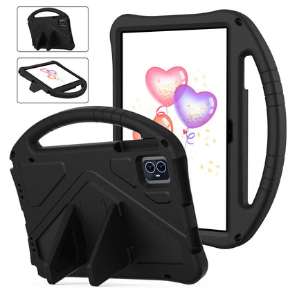 T-Mobile Revvl Tab 2 Case with Handle and Stand - Shockproof EVA PC Hybrid Shell, Heavy-Duty Kids Tablet Cover for Revvl Tab 2 5G 10.1 Inch 2025, Multi-Color: Black Blue Green Purple Red Rose