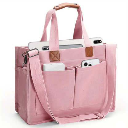 Large Capacity Tote Bag for Women – Lightweight Shoulder Bag with Adjustable Strap & Polyester Lining, Daily Use