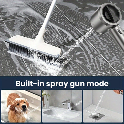 Filtered Handheld Shower Head High Pressure 4 Spray Modes ON/OFF Switch with Hose 5 Filter Elements Pet Shower