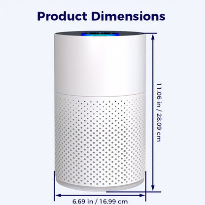 Air Purifier with H13 True HEPA 3-in-1 Filter, Sleep Mode and Single or Two-Unit Color Options