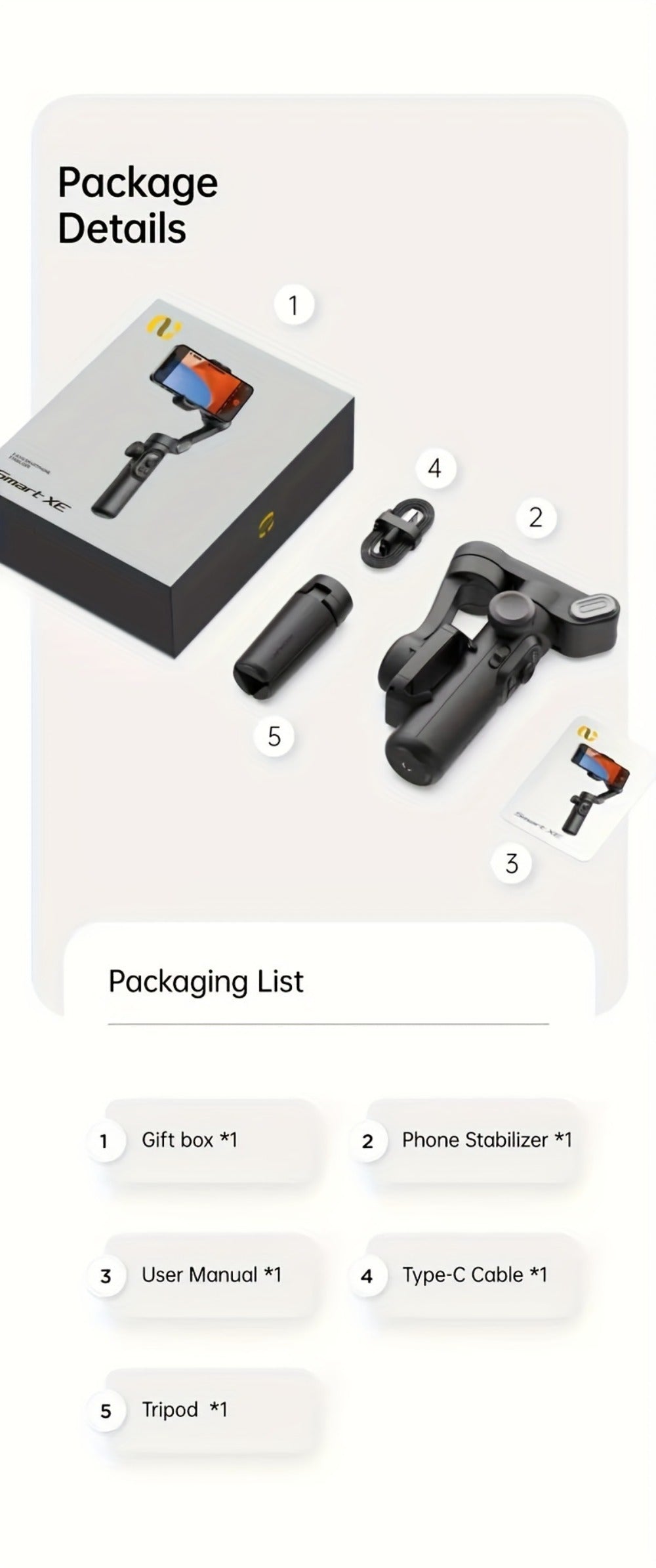 AOCHUAN Foldable 3-Axis Gimbal Stabilizer with Extendable Pole & Panoramic Gesture Control – AI Face Tracking Phone Gimbal, Magnetic Wireless Remote, 360° Rotation for Vlogging, Live Streaming & Travel