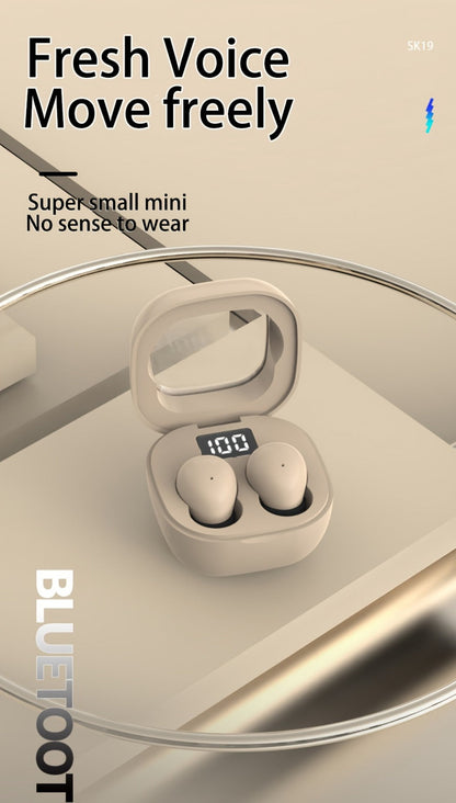 Wireless Earbuds Mini In-Ear Set with Compact Charging Case and Long Battery in Three Colors