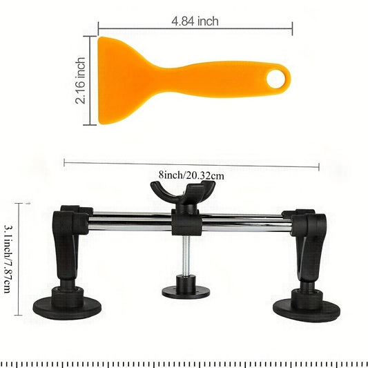 Paintless Dent Repair Kit with Bridge Puller Tabs and Glue Shovel for Car Body Dent Removal Hail Damage Door Ding Repair DIY Auto Body Repair Tool Set