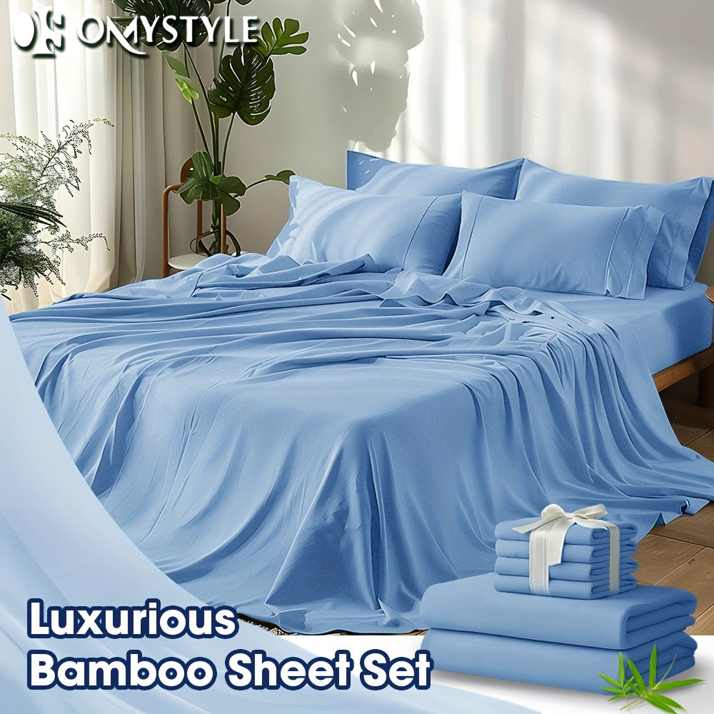 Deep-Pocket Fitted Sheet in Eleven Colors and Twin, Full, Queen or King Checkout Sizes for Home and Everyday Use