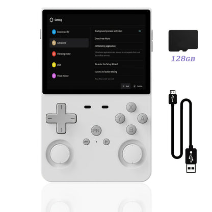 Handheld Game Console L35 with 3.5-Inch IPS HD Display, Open-Source Linux & 64GB/128GB Storage Options