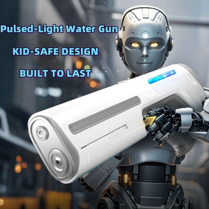Electric Pulse-Light Water Blaster Bundle with Hard Case, Pictured Goggles and Three Color Choices