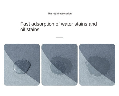 Kitchen Mat Set 2 Piece Anti-Slip Water Absorbent Thickened Diatom Mud Floor Mats for Kitchen Bathroom Entryway – Wipe Clean Non-Slip Bath Rug Set, Door Mat & Sink Mat Combo