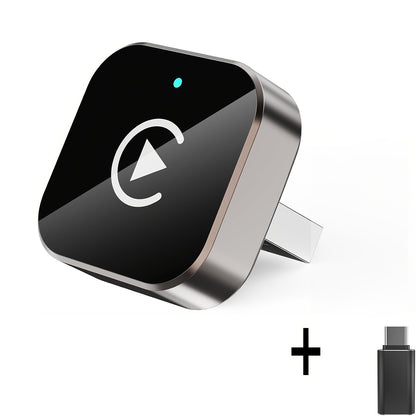 Wireless CarPlay Adapter 2-in-1 Wired to Wireless CarPlay & Android Auto Mini USB Dongle Fast Stable Connection for Apple iOS 10+ Android 11+ 2025 Upgrade