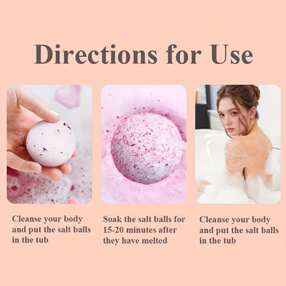 Bath Bombs, 12-Piece Extra-Large Gift Box with Assorted Colors, Labeled Scents and Forest Bath Ball Option