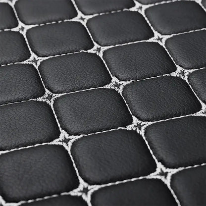 Car Seat Cover Rear Bench Protector with Source-Listed Water-Resistant Surface in Black or Red