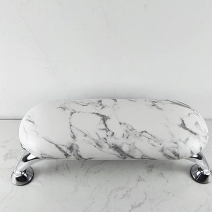 Padded Nail Armrest with Chrome-Finish Four-Leg Stand in Pink, Black or White Checkout Options